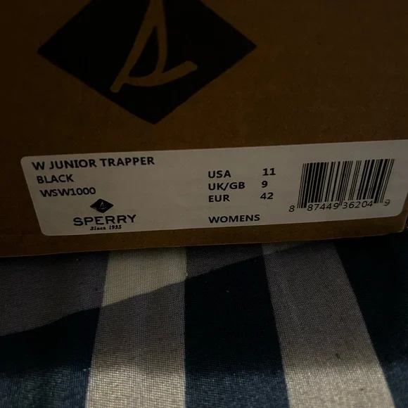 Sperry Women's Black Moccasins - Picture 7 of 8